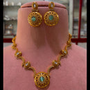 JCM Premium Pota Stone And Austrian Stone Necklace Set