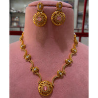 JCM Premium Pota Stone And Austrian Stone Necklace Set