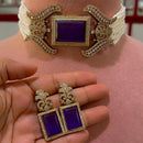 JCM Heritage Crystal Stone And Austrian Stone Choker Necklace Set