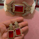 JCM Heritage Crystal Stone And Austrian Stone Choker Necklace Set