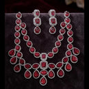 JCM Designer American Daimond Double Layer Necklace Set