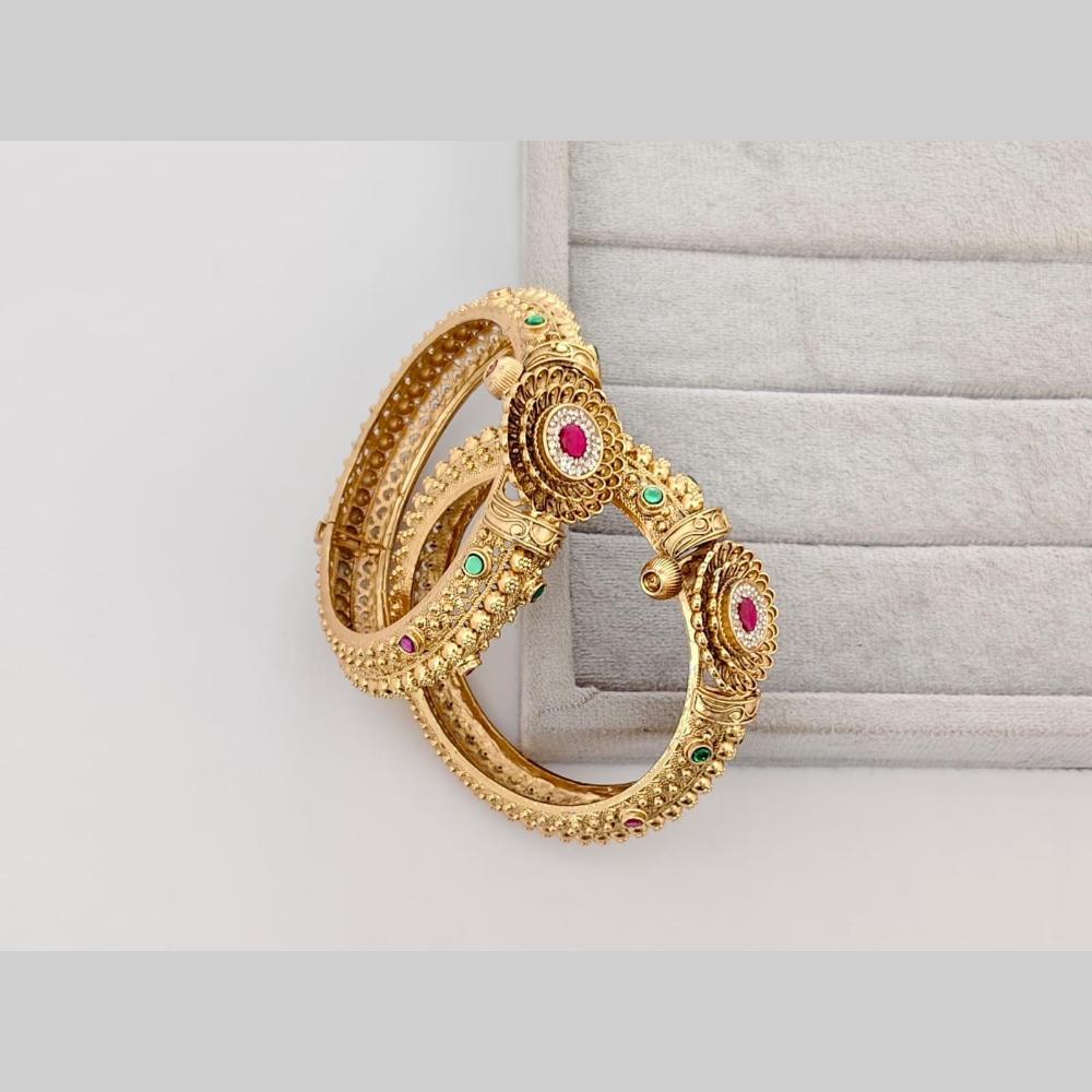 JCM Grand Designer Pota Stone Bangles Set