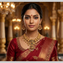 JCM Jewellery Royal Heritage Pota Stone And Pearl Necklace Set