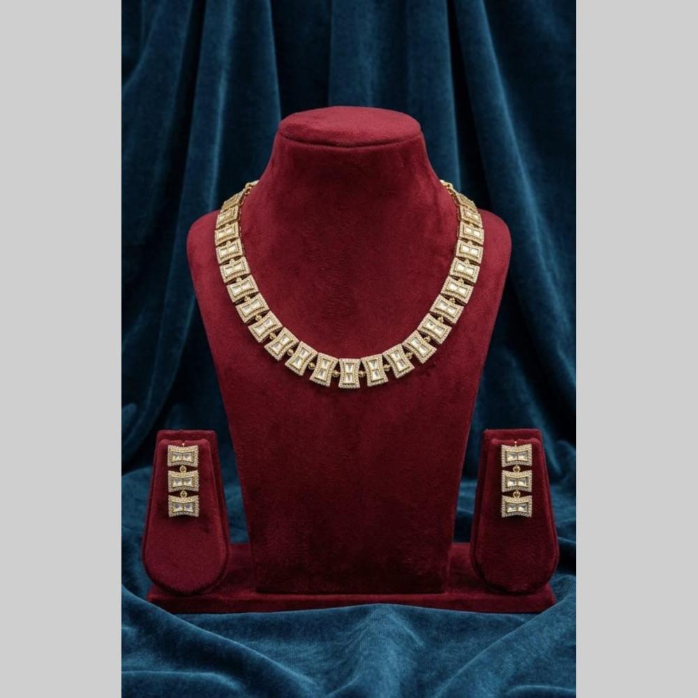 JCM Elegant Crystal Stone And Austrian Stone Necklace Set