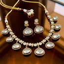 JCM Luxury Polki Kundan Stone Necklace Set for Women