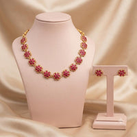 JCM Designer Pota Stone Necklace Set