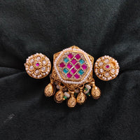 JCM Classic Royal Look Pota Stone And Pearl Ring
