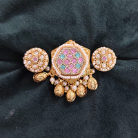 JCM Classic Royal Look Pota Stone And Pearl Ring