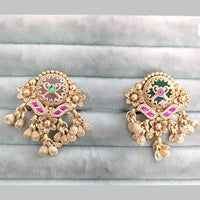 JCM Classic Royal Look Pota Stone And Pearl Ring