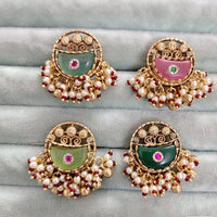 JCM Classic Royal Look Pota Stone And Pearl Ring