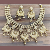JCM Ethnic Pota Stone And Beaded Necklace Set for Women