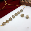 JCM Maharani Style Pota Stone Choker Necklace Set