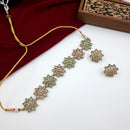 JCM Maharani Style Pota Stone Choker Necklace Set