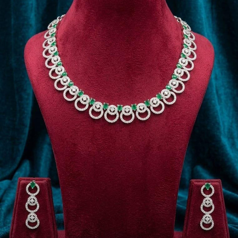 JCM Designer American Daimond Necklace Set