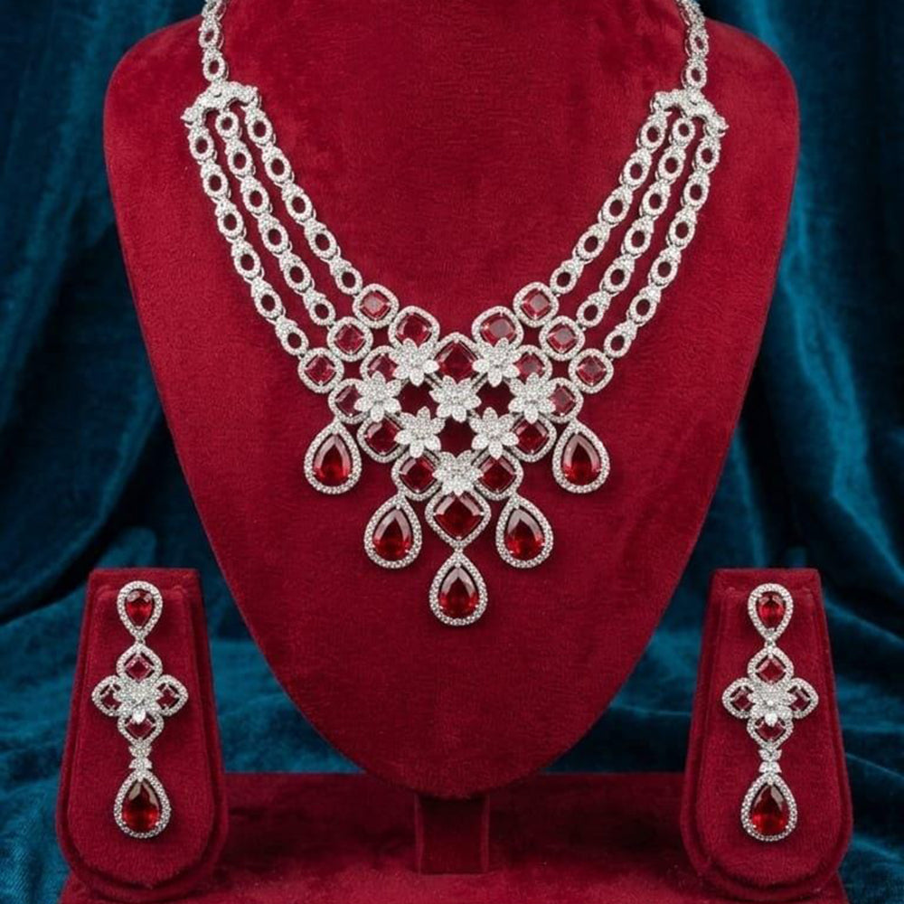 JCM Designer American Daimond Necklace Set
