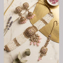 JCM Premium Designer Pota Stone And Austrian Stone Choker Necklace Set