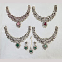 JCM Elegant Polki Kundan Stone Necklace Set