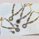 JCM Elegant Polki Kundan Stone Necklace Set