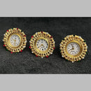 Jcm Borivali Gold Plated Austrian Stone Watch Ring
