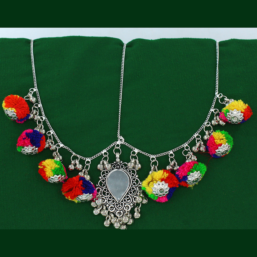 Mahavir Oxidised Plated Damini Mangtikka