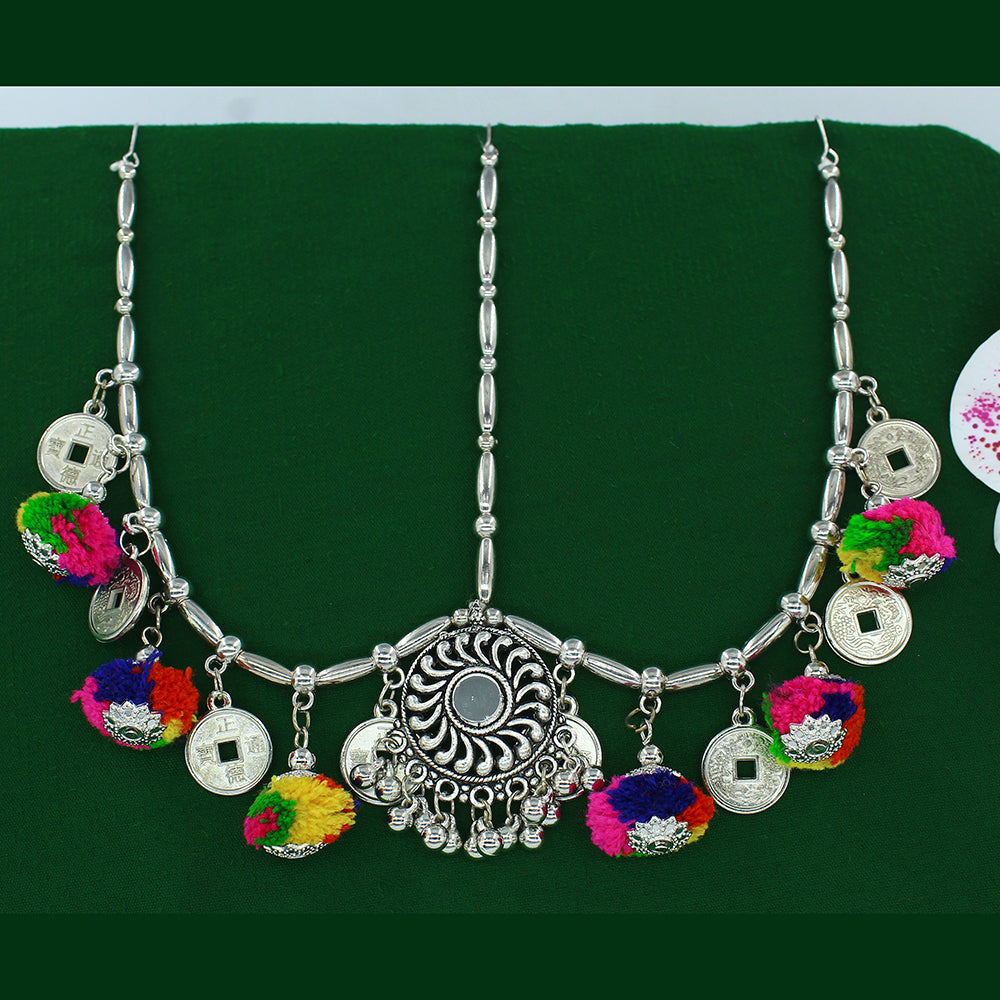 Mahavir Oxidised Plated Damini Mangtikka