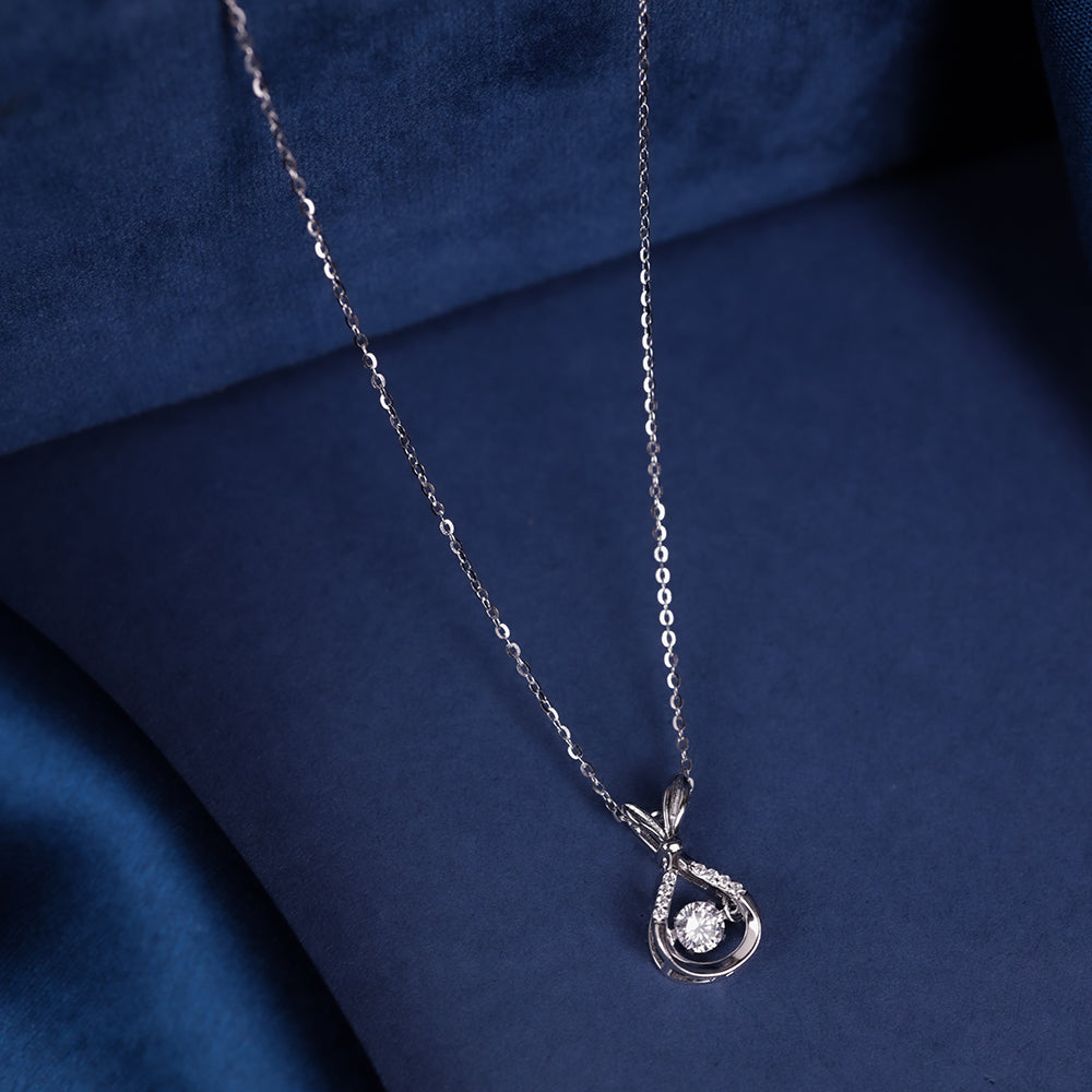 AllWell Jewellery Modern Grace Twist 925 Sterling Silver Necklace
