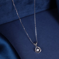AllWell Jewellery Modern Grace Twist 925 Sterling Silver Necklace
