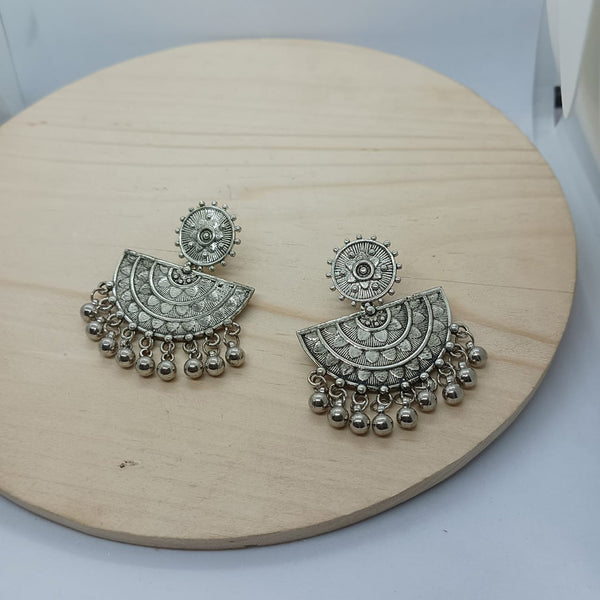 Savvy Jewellery Oxidised Plated Dangler Earrings