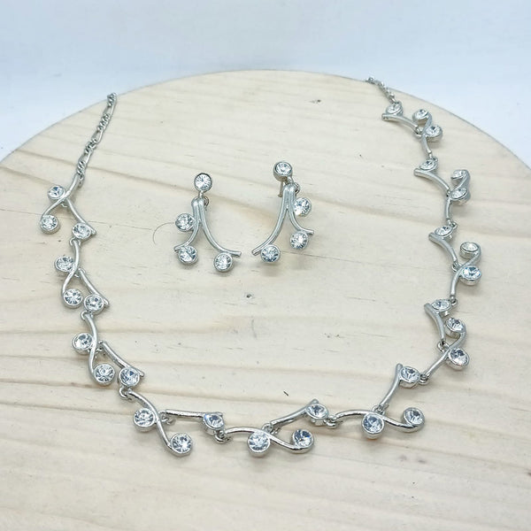 Savvy Jewellery Silver Plated Necklace Set