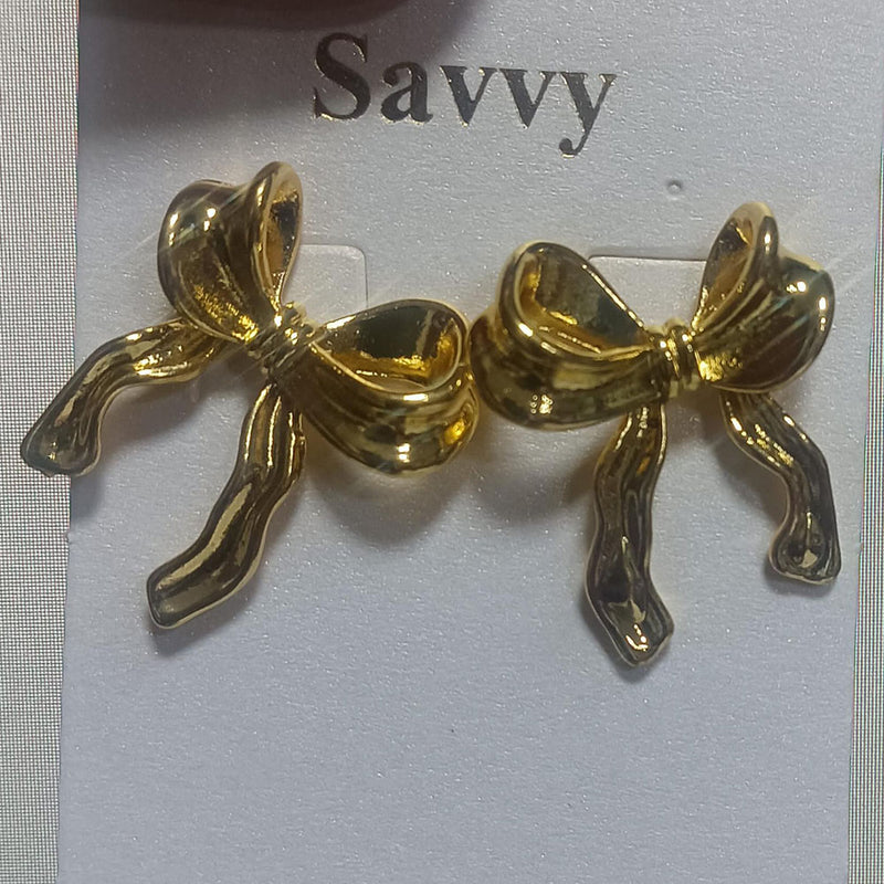 Savvy Jewellery Gold Plated Studs Earrings