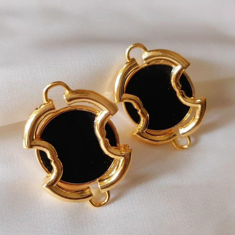 Savvy Jewellery  Gold Plated Studs Earrings