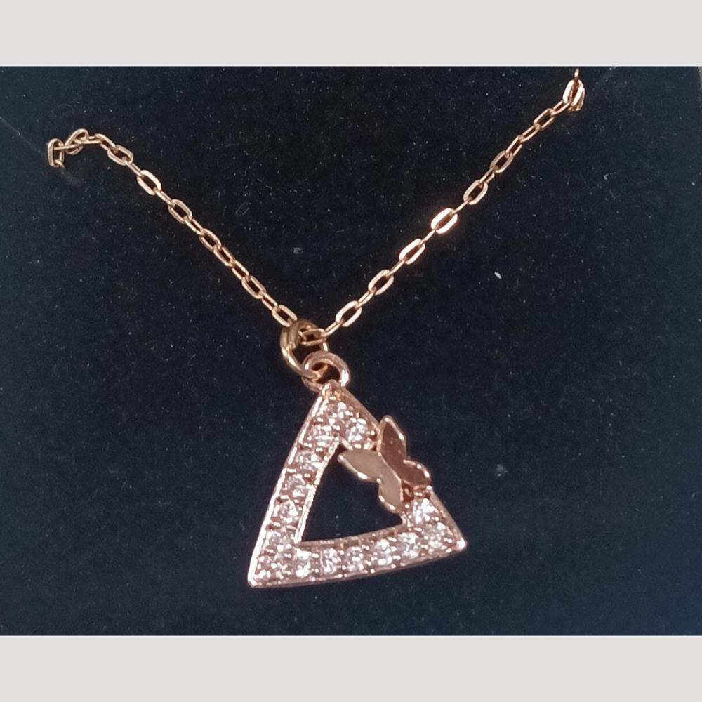 Savvy Jewellery Austrian Stone Cute Butterfly Chain Pendant for Daily Wear