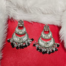 Darshana Jewels Oxidised Plated Crystal Stone Dangler Earrings