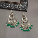 Darshana Jewels Oxidised Plated Crystal Stone Dangler Earrings