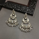 Darshana Jewels Oxidised Plated Crystal Stone Dangler Earrings