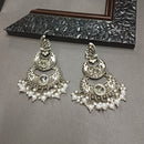 Darshana Jewels Oxidised Plated Crystal Stone Dangler Earrings