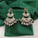 Darshana Jewels Oxidised Plated Crystal Stone Dangler Earrings