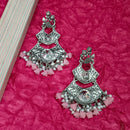 Darshana Jewels Oxidised Plated Crystal Stone Dangler Earrings