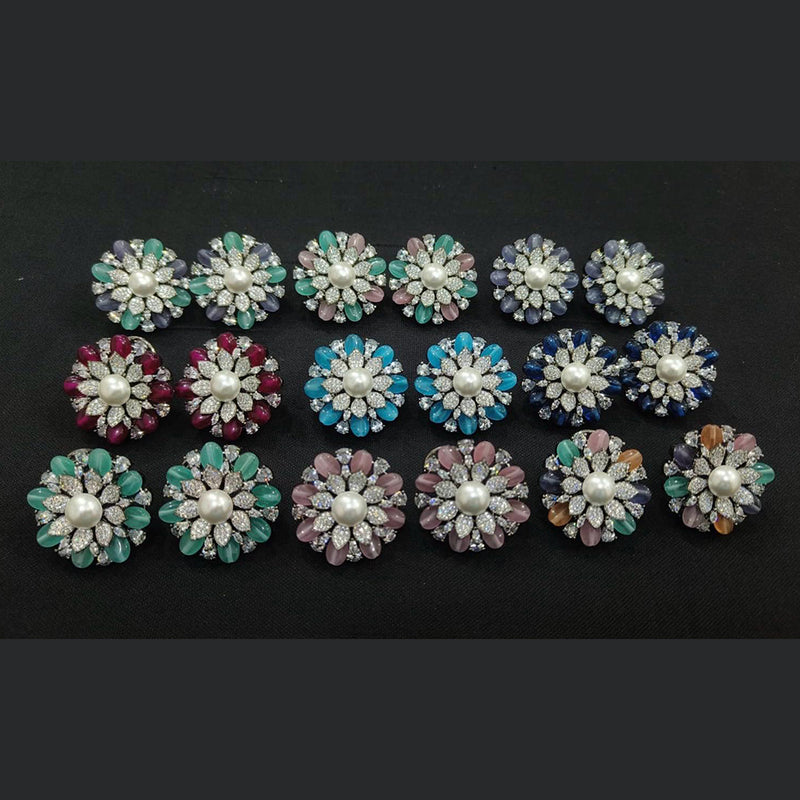 JewelTreeTz  AD Stud Earrings (1 Piece Only)