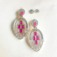 Jewel Treatzz Graceful American Diamond Designer Dangler Earrings for Women