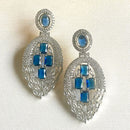 Jewel Treatzz Graceful American Diamond Designer Dangler Earrings for Women