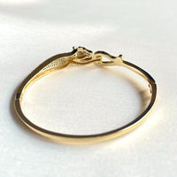 Jewel Treatzz Gorgeous Gold Plated Panthar Bracelet With Paved CZ's