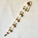 Jewel Treatzz Shell Pearls 2 Line Fashion Bracelet