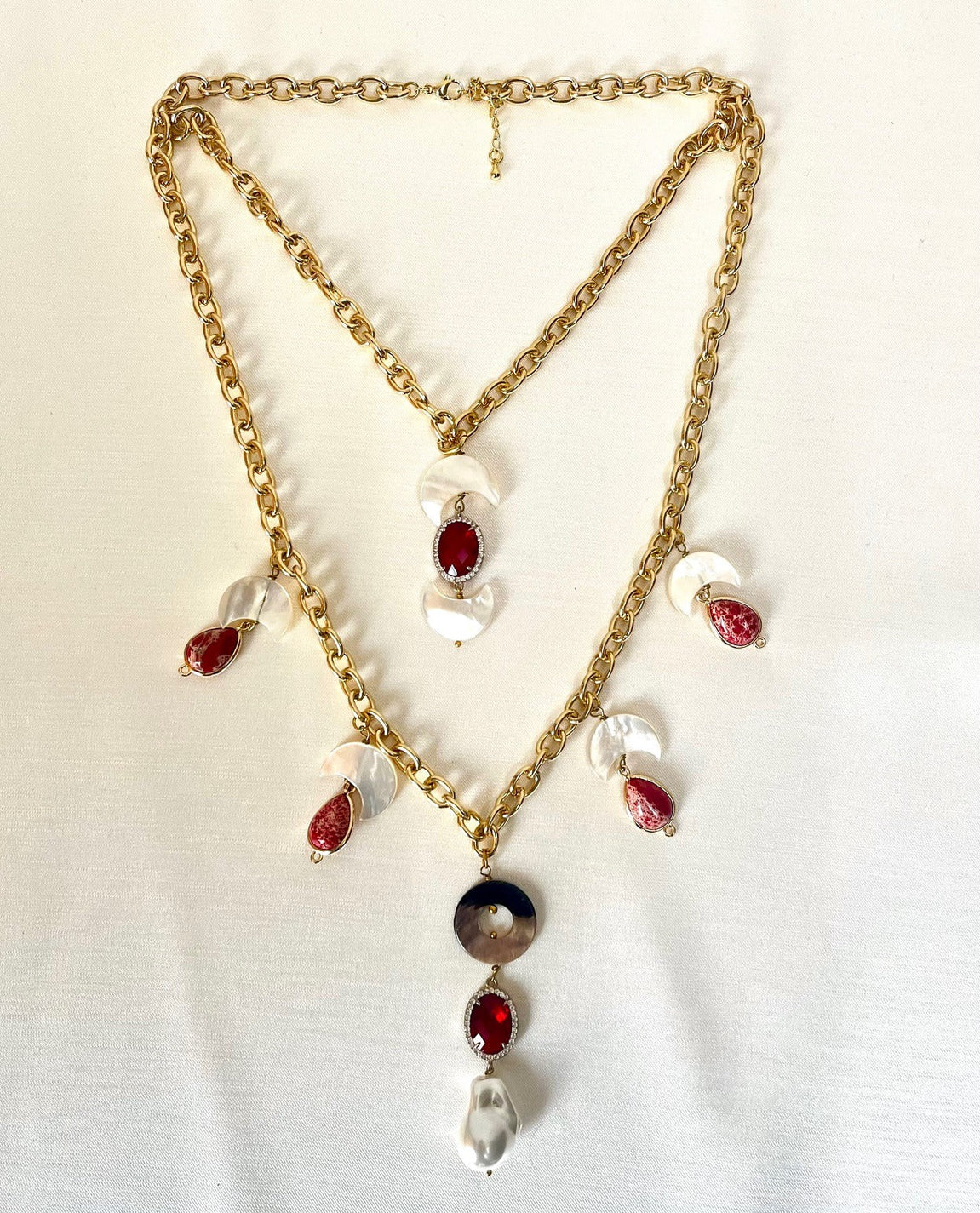 Jewel Treatzz Party Wear Chain Layered Elegant Necklace