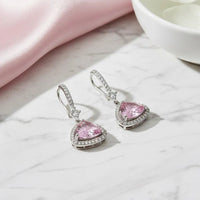 Jewel Treatzz Elegant Triangle Hook American Daimond Dangler Earrings  (Pack of  10)