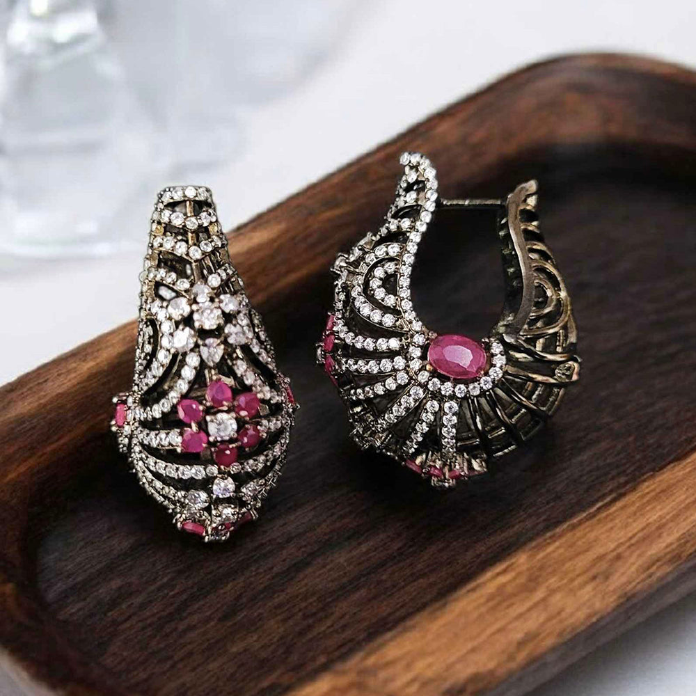 Jewel Treatzz Exclusive American Diamond Studs Earrings