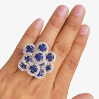 Jewel Treatzz American Diamond Cocktail Designer Ring