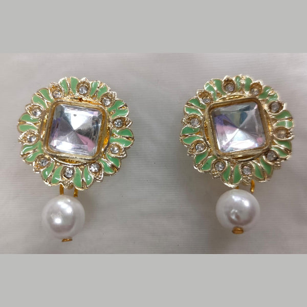 White Gold, Tsavorite Garnet, Diamond And Mother-of-Pearl Earrings  Available For Immediate Sale At Sotheby's