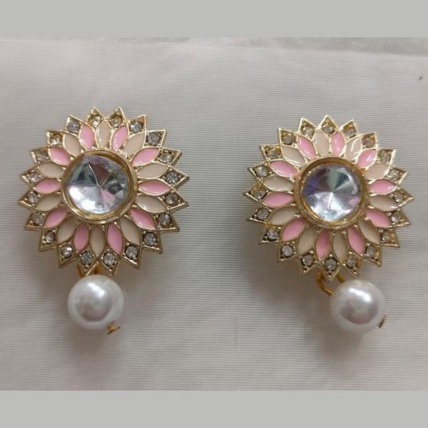Khushboo Jewellers Gold Plated Stud Earrings (Assorted Color)