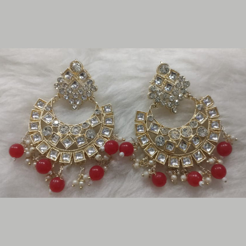 Khushboo Jewellers Gold Plated Dangler Earrings (Assorted Color)